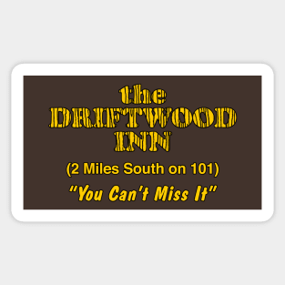 The Driftwood Inn SCTV Sticker